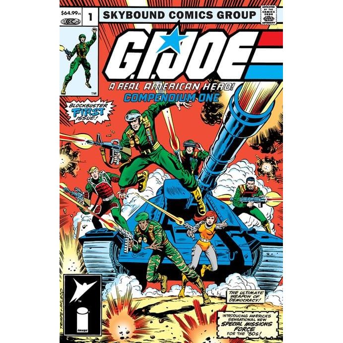 GI JOE A REAL AMERICAN HERO COMPENDIUM TP BOOK 01 DIRECT MARKET EXCLUSIVE HERB TRIMPE & BOB MCLEOD CVR