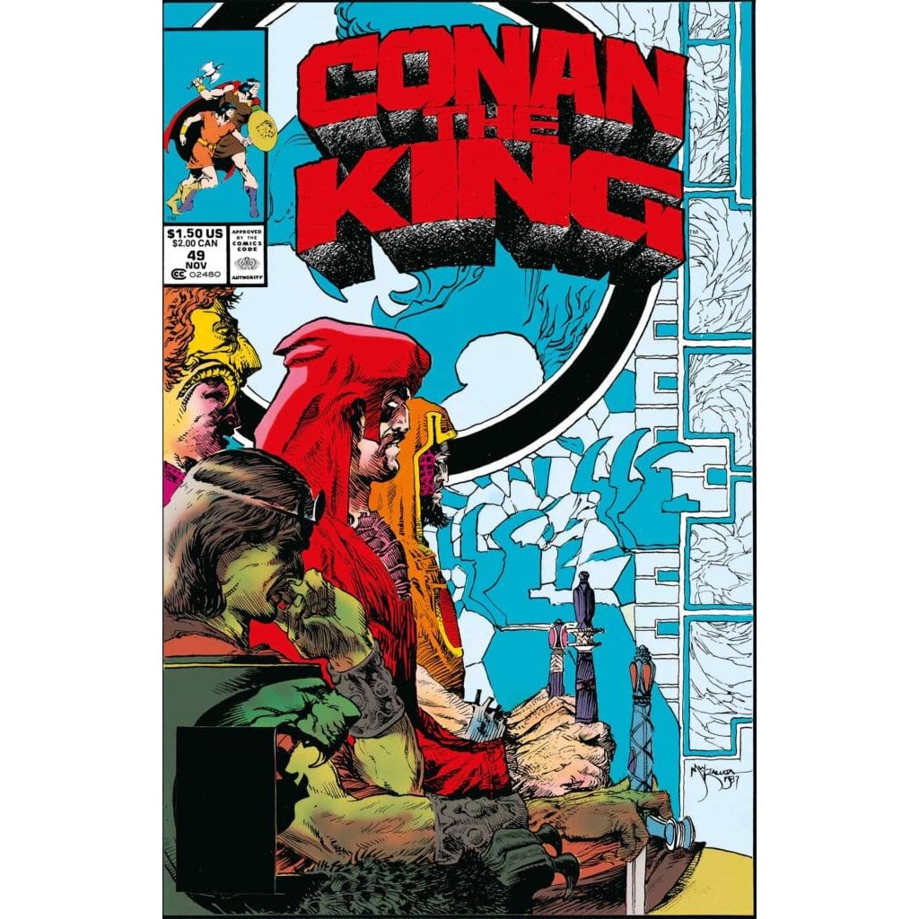 KING CONAN: THE ORIGINAL COMICS OMNIBUS VOL. 3 COVER (REGULAR): MIKE MANLEY & JUDITH HUNT On Sale September 3, 2025