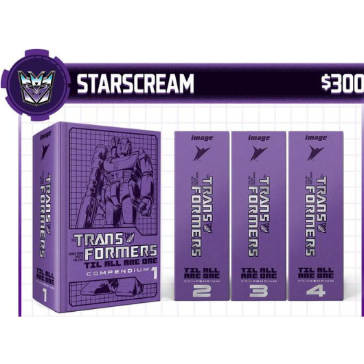 Starscream THE TRANSFORMERS: TIL ALL ARE ONE Compendium Hardcover box set - Decepticon EditionKICKSTARTER EXCLUSIVE WITHOUT STRETCH GOALS
