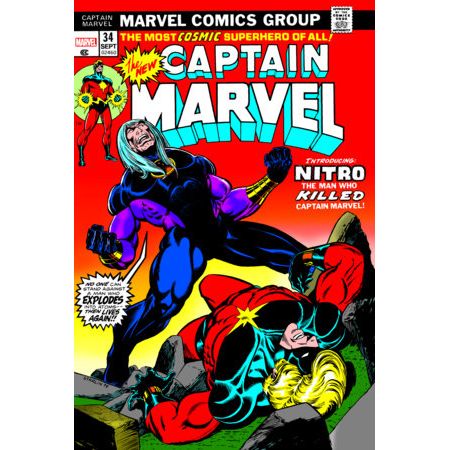 Death of Captain Marvel Omnibus Variant [DM Only] On Sale 10/07/2025