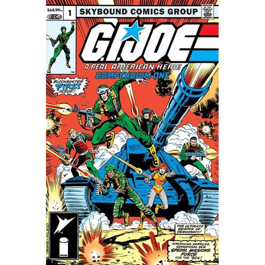 GI JOE A REAL AMERICAN HERO COMPENDIUM TP BOOK 01 DIRECT MARKET EXCLUSIVE HERB TRIMPE & BOB MCLEOD CVR