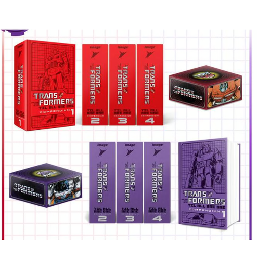 THE TRANSFORMERS: TIL ALL ARE ONE Compendium Hardcover box set - Autobot & Decepticon Editions Autobot Edition:  KICKSTARTER EXCLUSIVE WITHOUT STRETCH GOALS