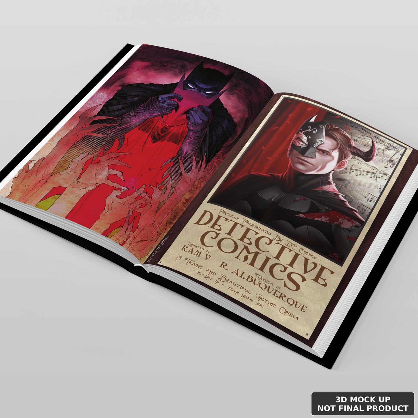 Batman: Detective Comics by Ram V Omnibus Panel Bound Comics Exclusive Variant Cover - On Sale Date: Sep 29, 2026
