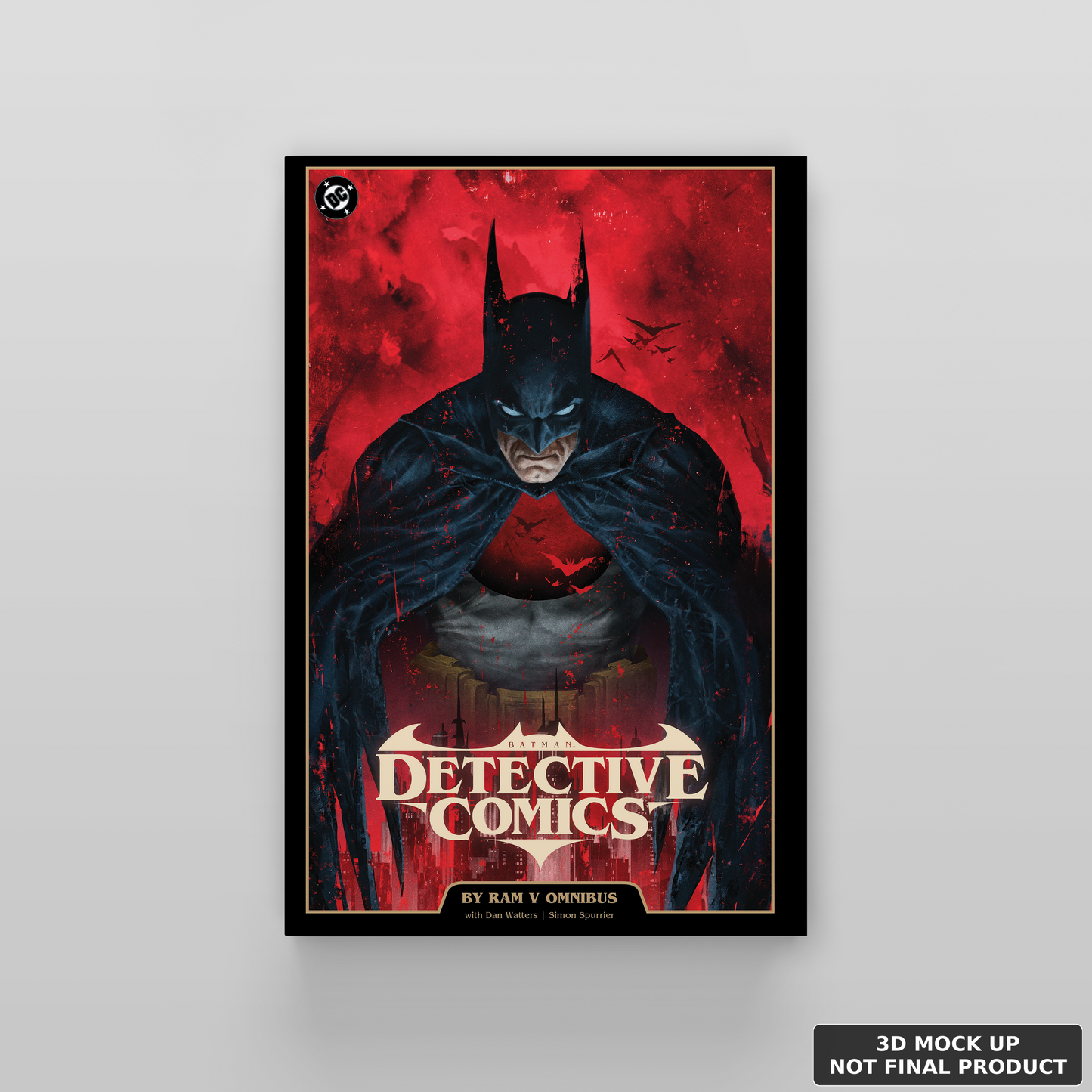 Batman: Detective Comics by Ram V Omnibus Panel Bound Comics Exclusive Variant Cover - On Sale Date: Sep 29, 2026