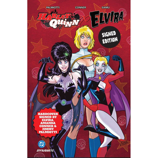 Harley Quinn X Elvira HC Signed by Elvira HC - On Sale Date: November 25, 2026