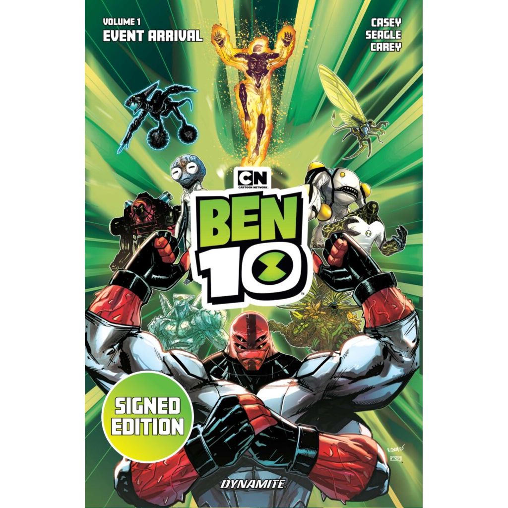 Ben 10 HC Vol. 01 Event Arrival Signed by Joe Casey and Steven T. Seagle CVR - On Sale Date: 12/23/2026