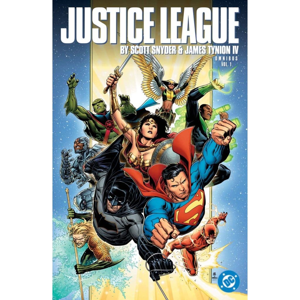 JUSTICE LEAGUE BY SCOTT SNYDER AND JAMES TYNION IV OMNIBUS VOL. 1 On Sale: 4/8/2025