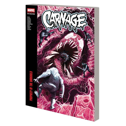 Carnage Modern Era Epic Collection: Prophecy Of The Darkhold - On Sale Date: Sep 15, 2026