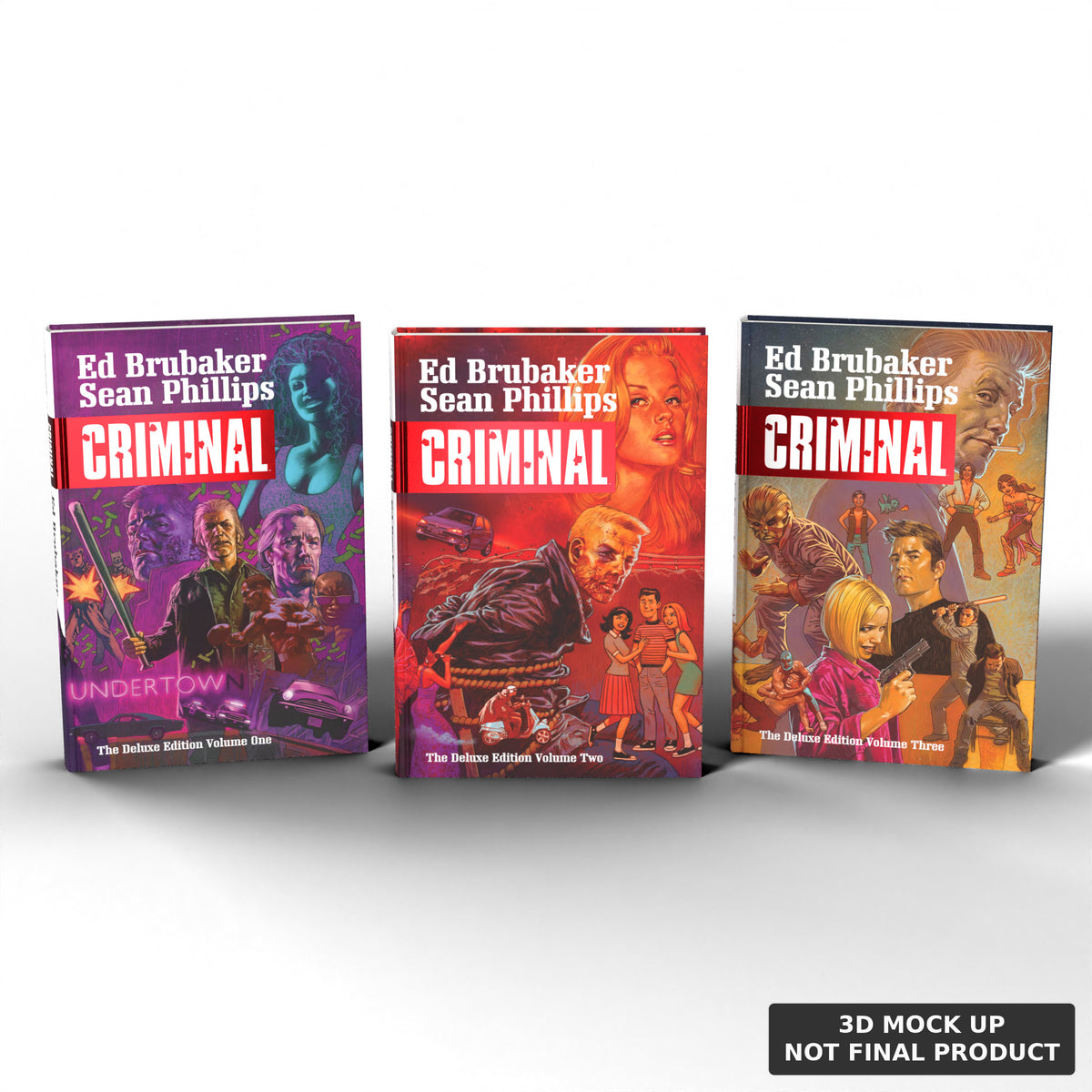Criminal Deluxe Edition Hardcover Vol. 1–3 Bundle – PBC Exclusive Foil Edition