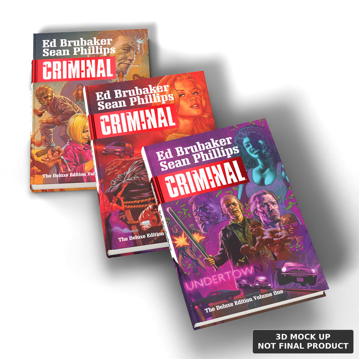 Criminal Deluxe Edition Hardcover Vol. 1–3 Bundle – PBC Exclusive Foil Edition