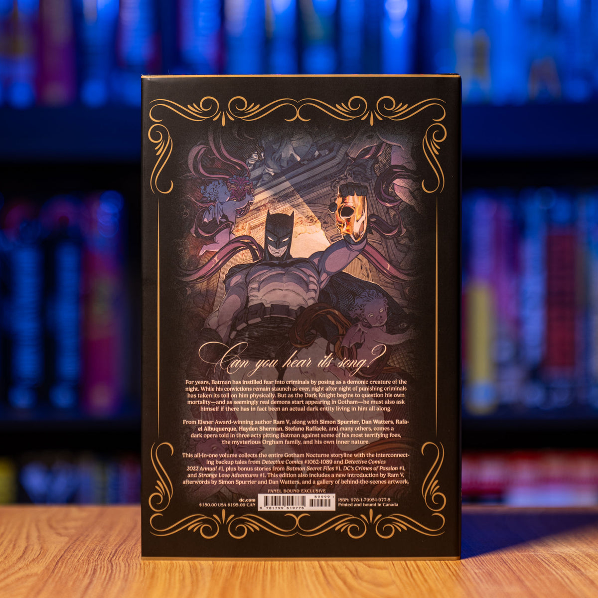 Batman: Detective Comics by Ram V Omnibus Panel Bound Comics Exclusive Variant Cover