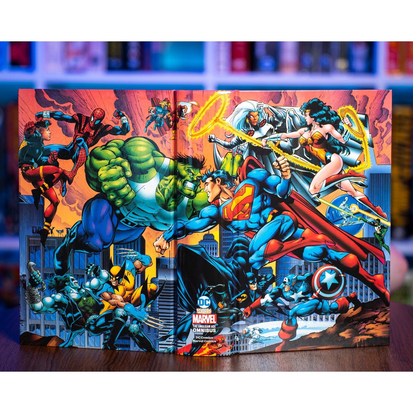 DC MARVEL THE AMALGAM AGE OMNIBUS HC DAVE GIBBONS CVR New Printing: 9/24/2026