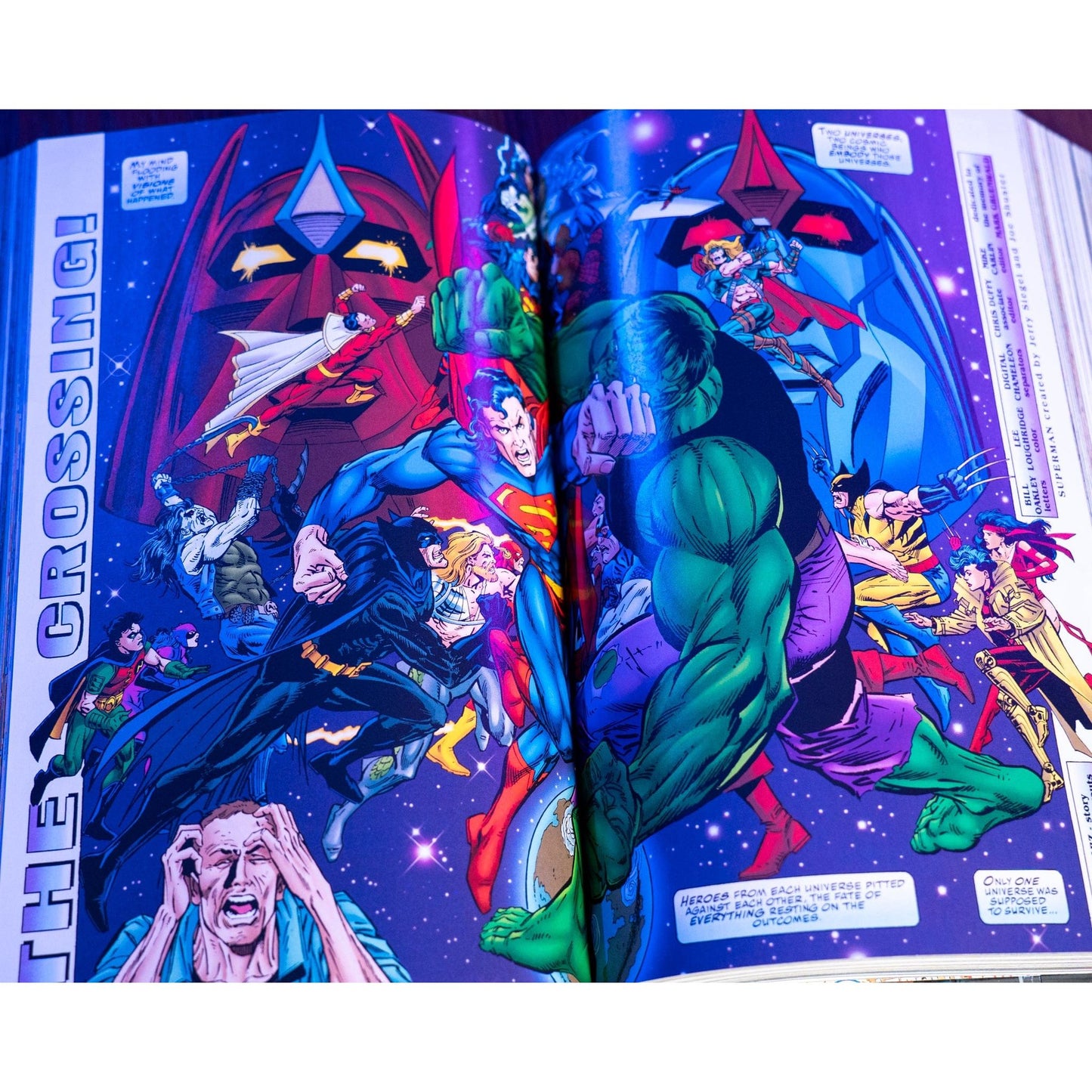 DC MARVEL THE AMALGAM AGE OMNIBUS HC DAVE GIBBONS CVR New Printing: 9/24/2026