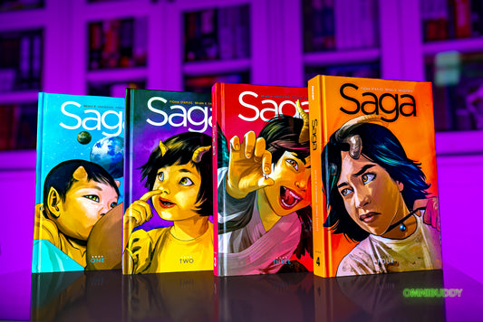 SAGA Deluxe Hardcover Vol. 1–4 Bundle – The Complete Space Epic So Far