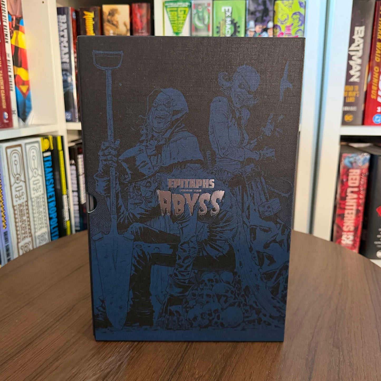 EC EPITAPHS FROM THE ABYSS HC BOOK ONE LIBRARY EDITION SLIPCASE & PORTFOLIO  In-Store: 7/15/2026