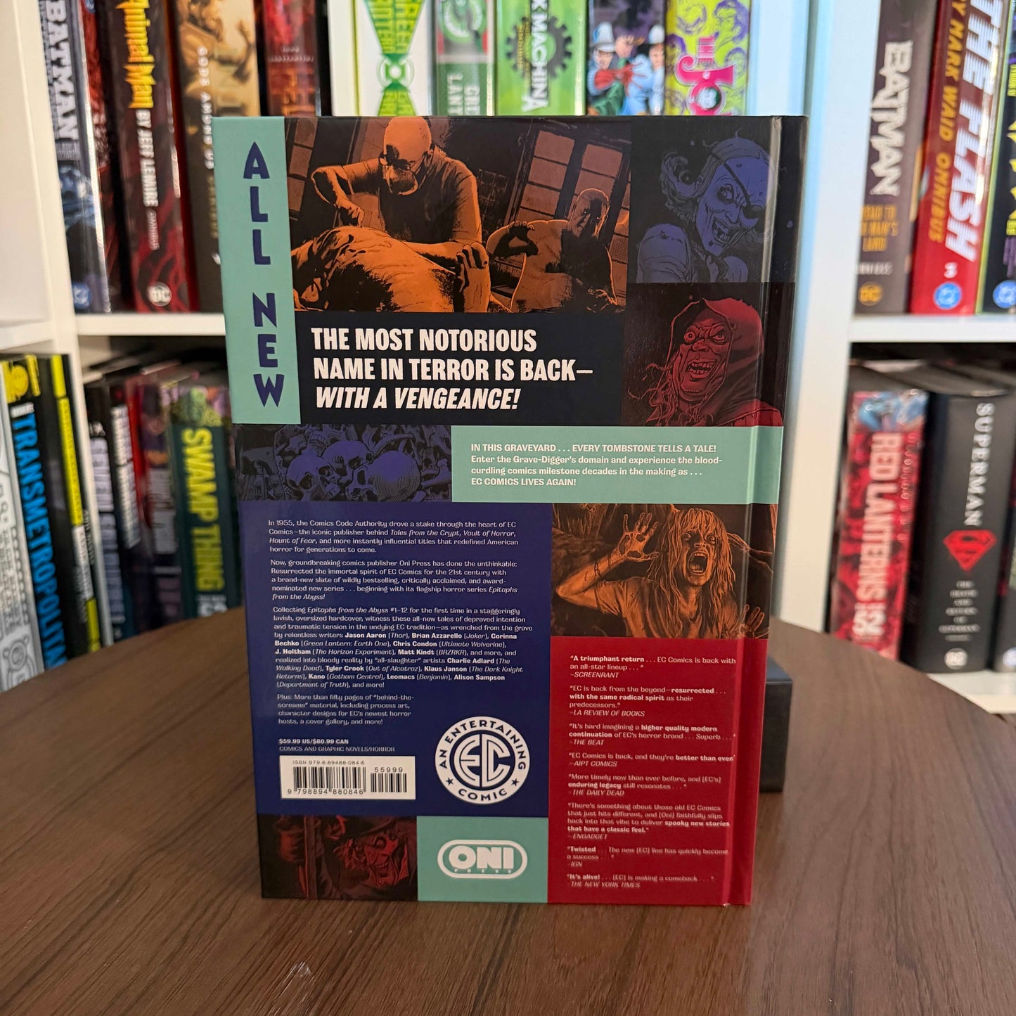 EC EPITAPHS FROM THE ABYSS HC BOOK ONE LIBRARY EDITION SLIPCASE & PORTFOLIO  In-Store: 7/15/2026