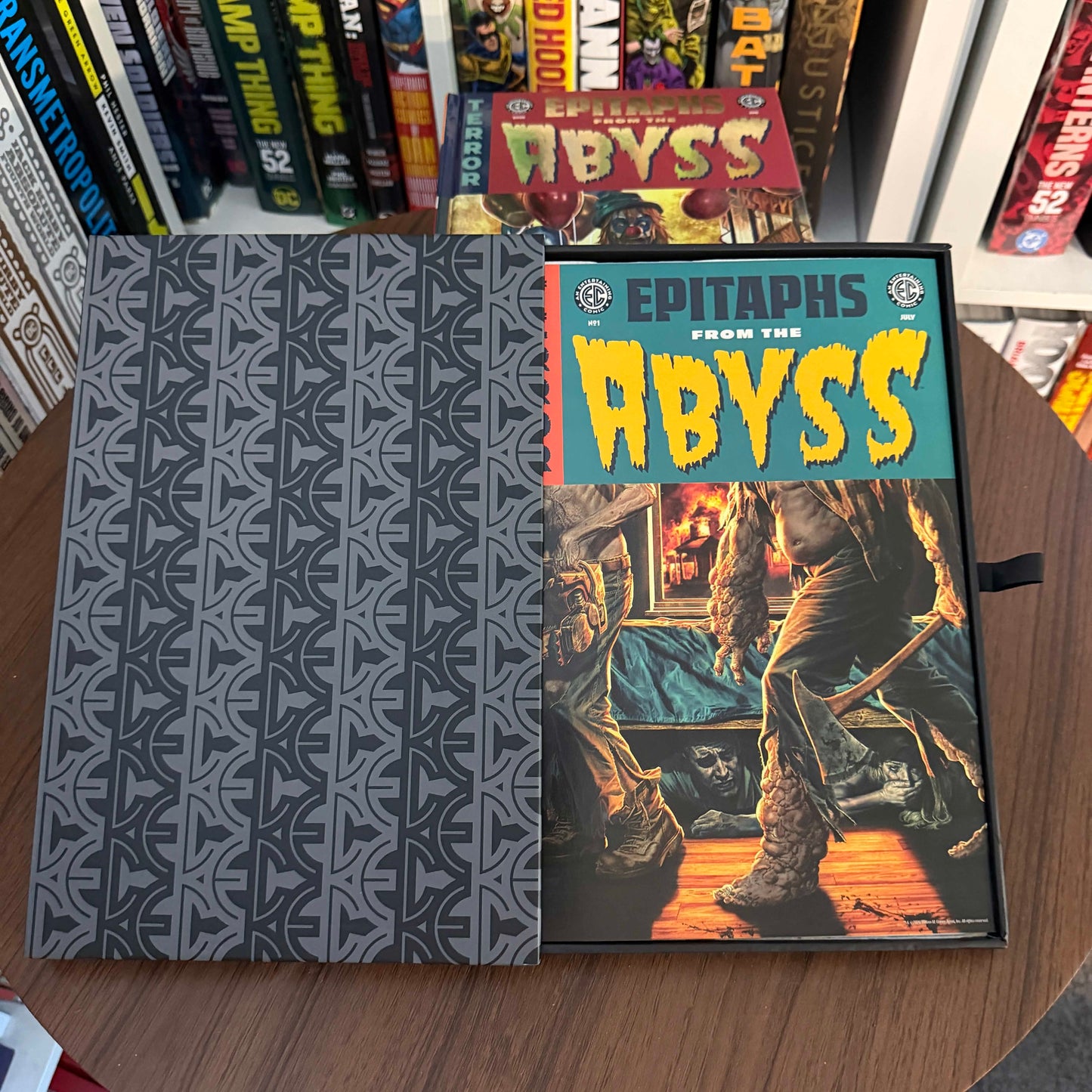 EC EPITAPHS FROM THE ABYSS HC BOOK ONE LIBRARY EDITION SLIPCASE & PORTFOLIO  In-Store: 7/15/2026