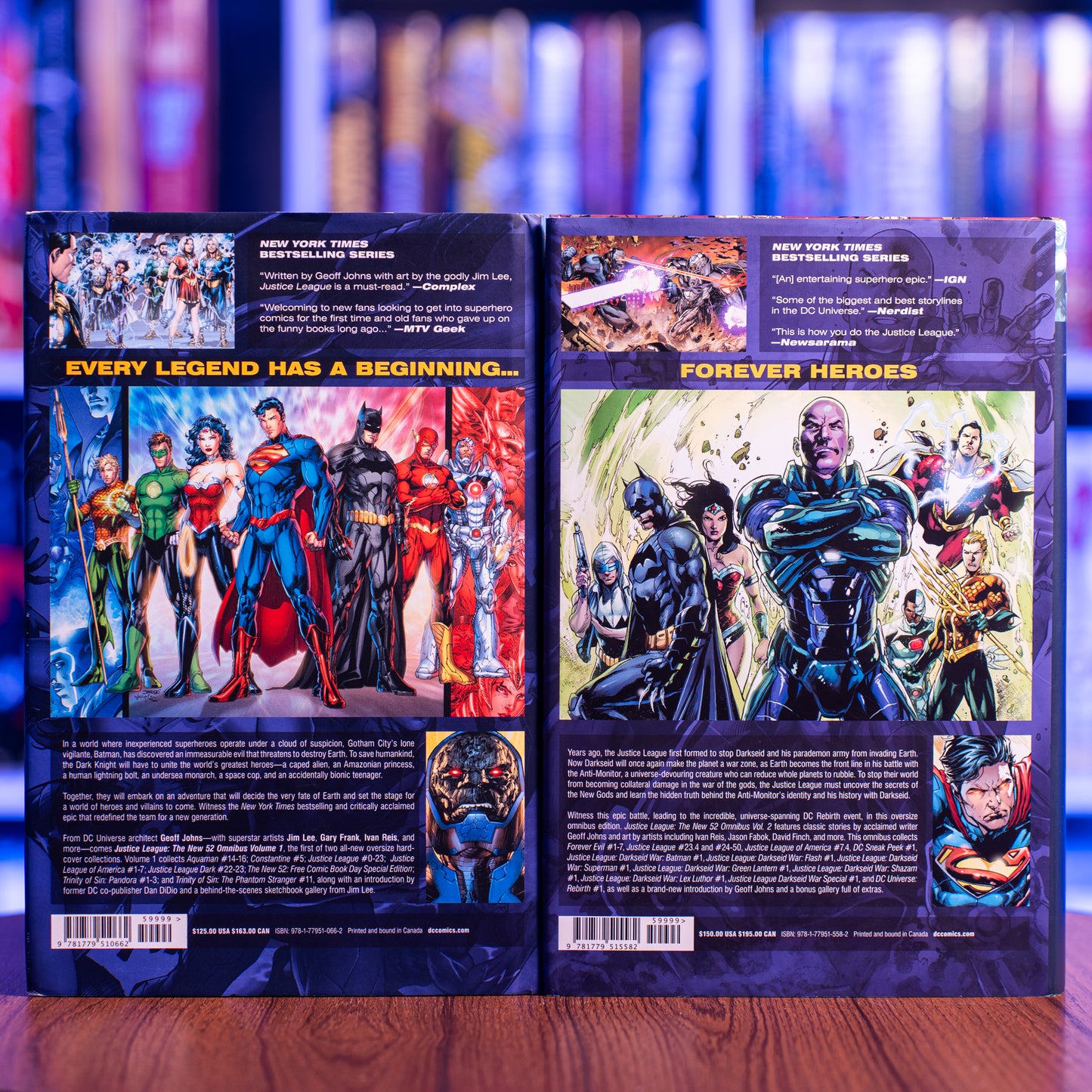 Justice League: The New 52 Omnibus Vol. 1 and 2 Bundle by Geoff John's