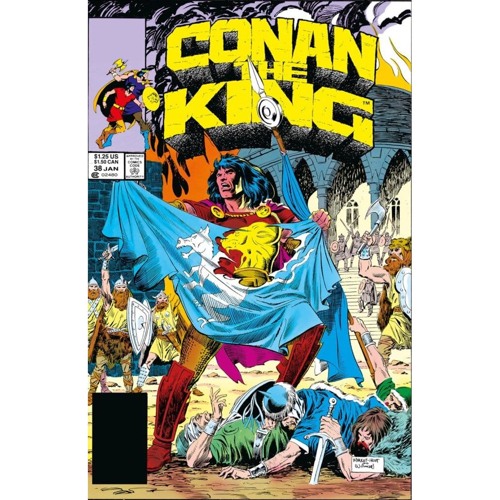 KING CONAN: THE ORIGINAL COMICS OMNIBUS VOL. 3 COVER (DIRECT MARKET): MIKE DOCHERTY  On Sale September 3, 2025
