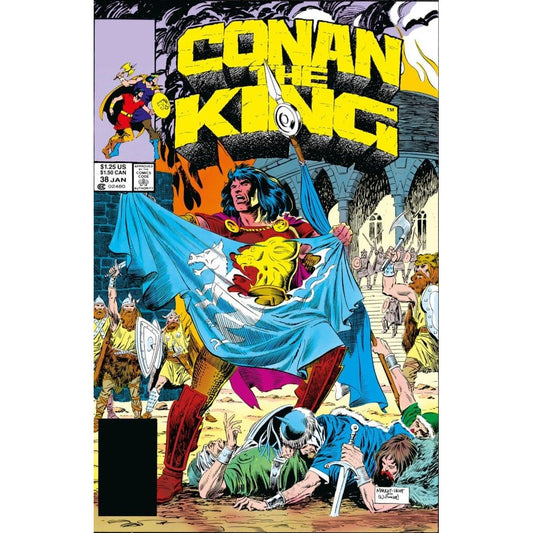 KING CONAN: THE ORIGINAL COMICS OMNIBUS VOL. 3 COVER (DIRECT MARKET): MIKE DOCHERTY  On Sale September 3, 2025