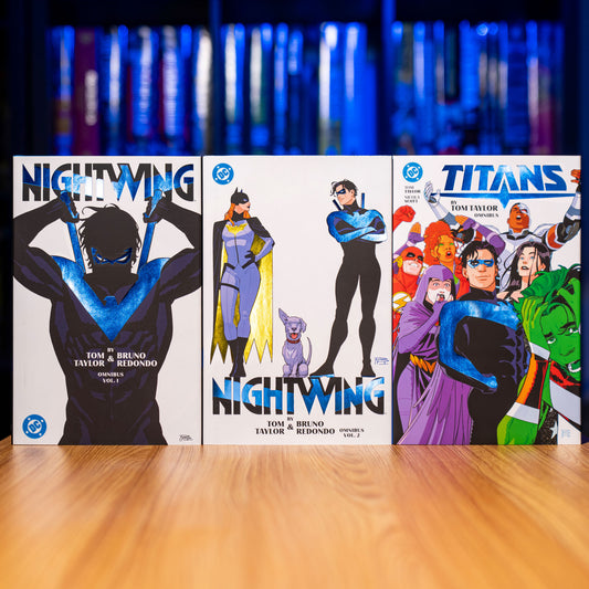 Nightwing by Tom Taylor & Bruno Redondo Vol. 1 + Titans by Tom Taylor + Nightwing Vol. 2 Omnibus Bundle