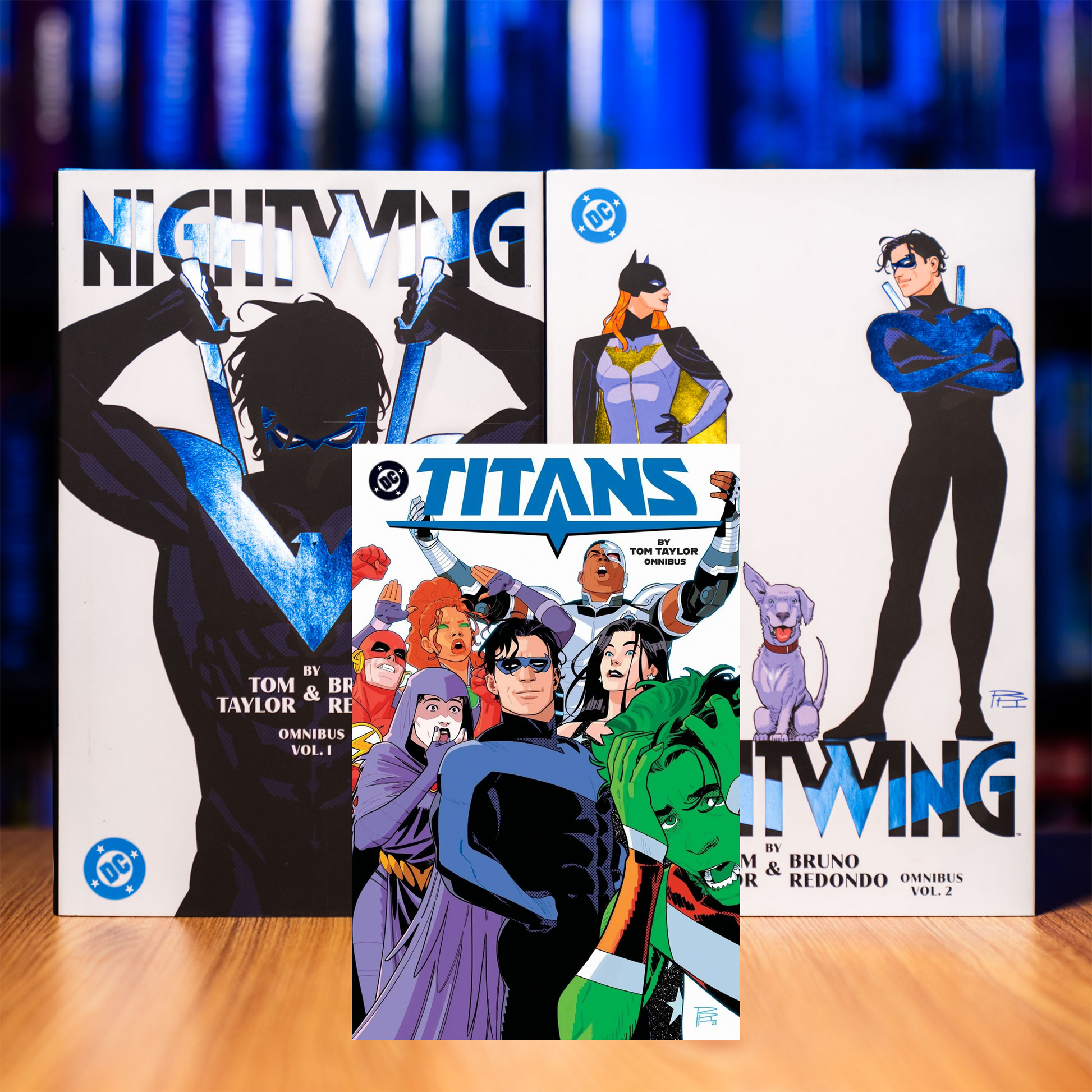 Nightwing by Tom Taylor & Bruno Redondo Vol. 1 + Titans by Tom Taylor + Nightwing Vol. 2 Omnibus Bundle
