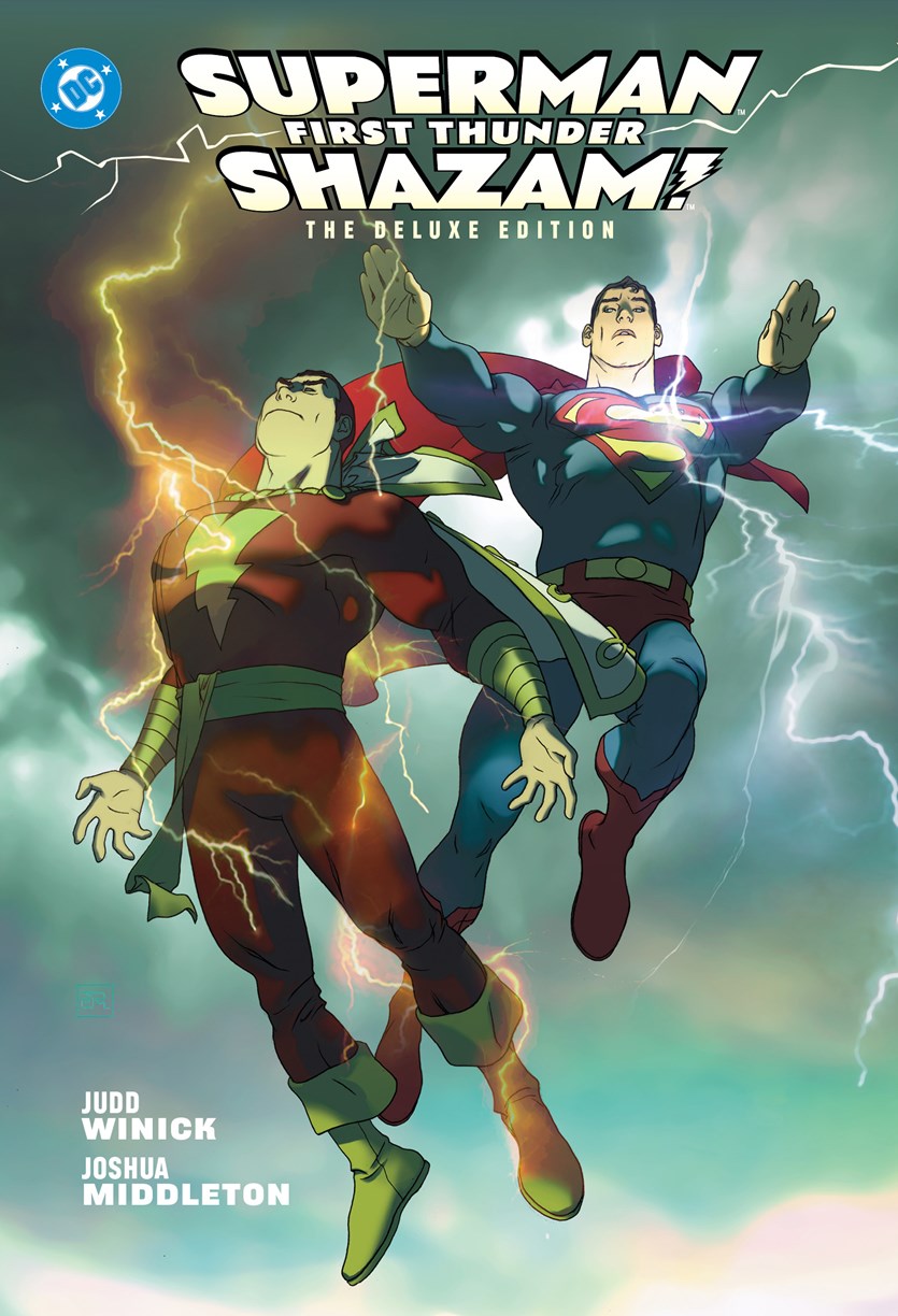 Superman/Shazam!: First Thunder Deluxe Edition (2027 Edition) HC - In Store Date: June 15, 2027