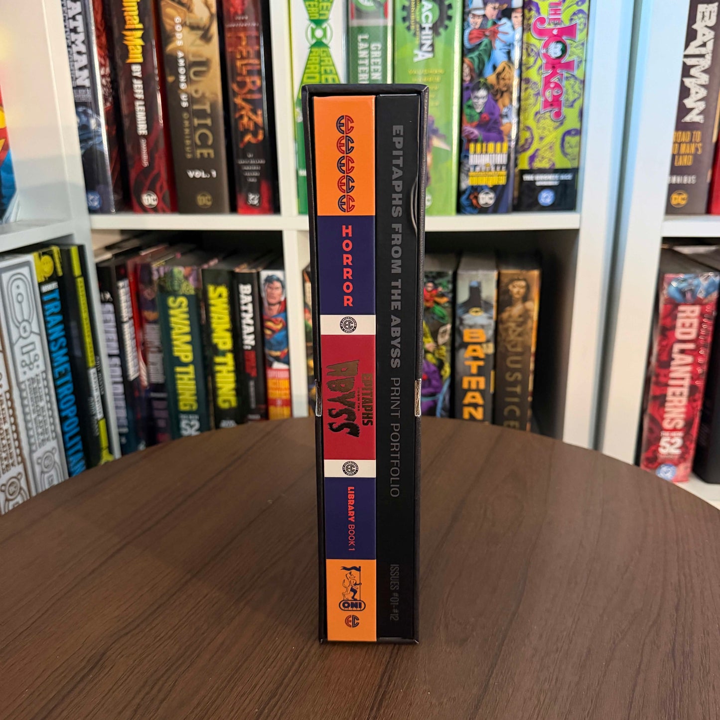 EC EPITAPHS FROM THE ABYSS HC BOOK ONE LIBRARY EDITION SLIPCASE & PORTFOLIO  In-Store: 7/15/2026