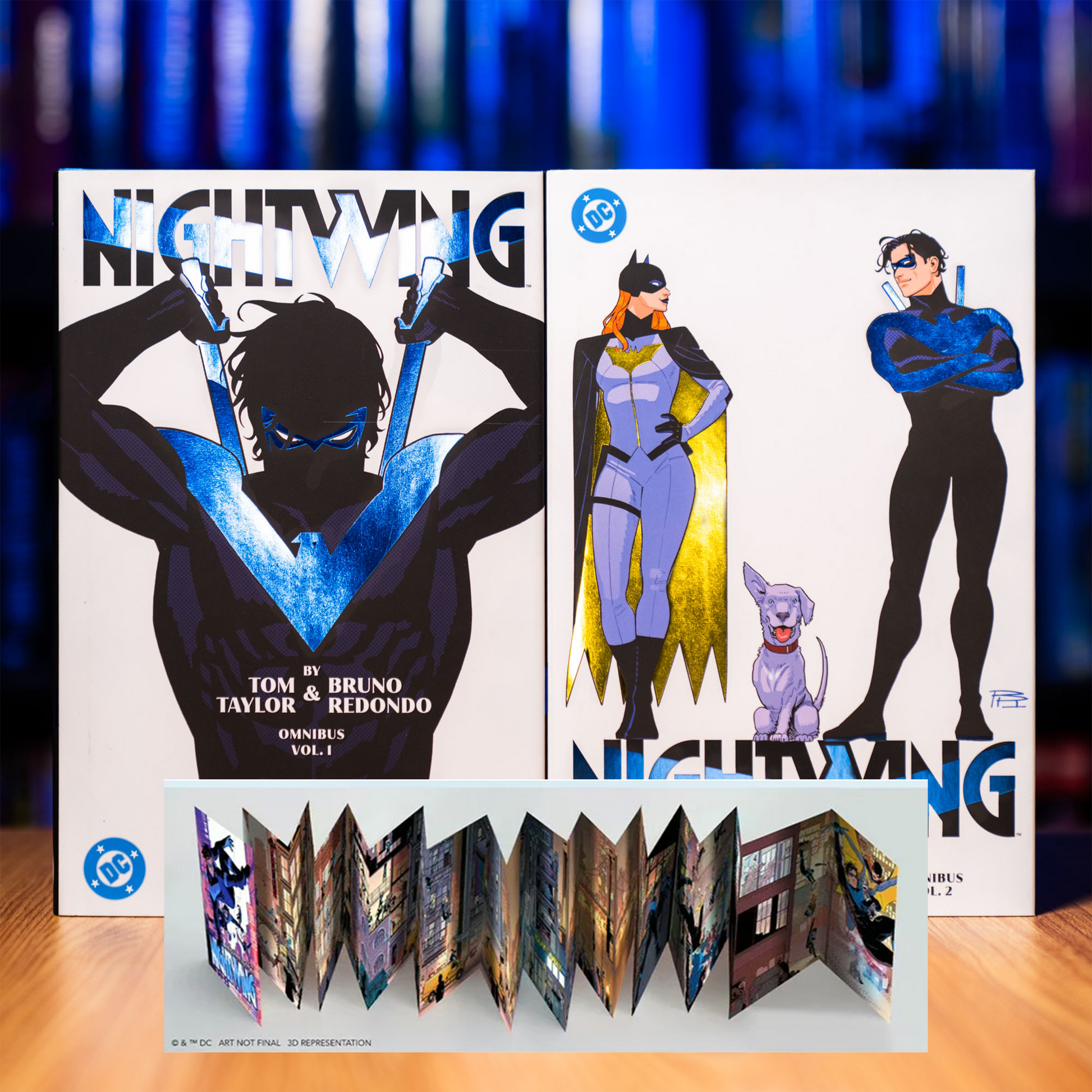 Nightwing by Tom Taylor & Bruno Redondo Omnibus Vol. 1 + Vol. 2 + The DC Art of Bruno Redondo Wingspan Edition Bundle