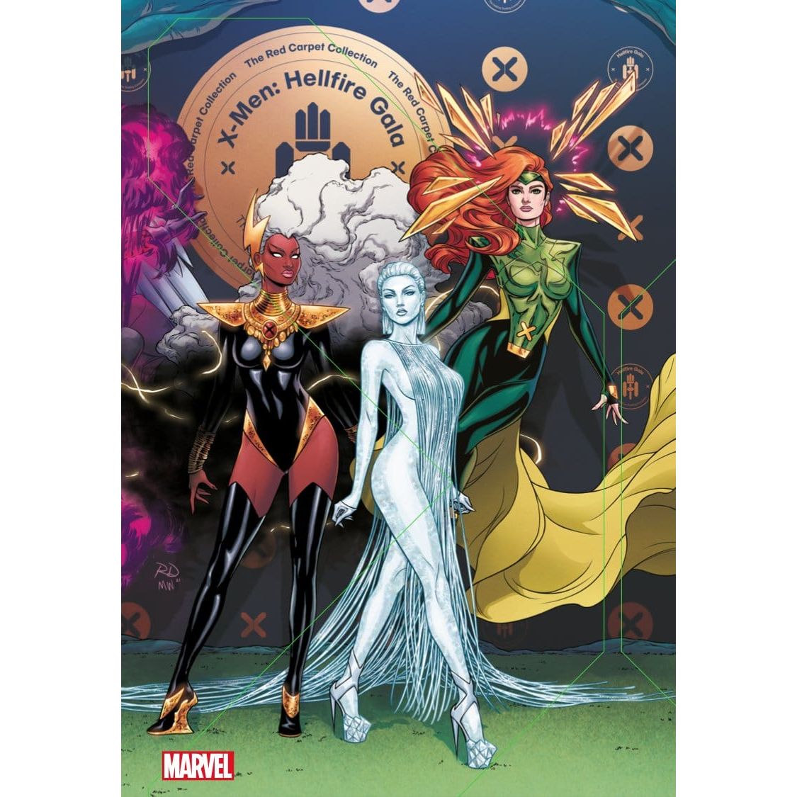X-MEN HELLFIRE GALA RED CARPET COLLECTION HC DM VAR