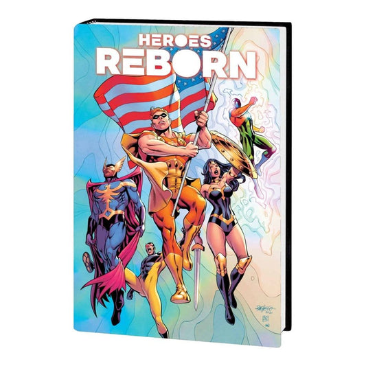 HEROES REBORN: AMERICA’S MIGHTIEST HEROES OMNIBUS HC PACHECO COVER [DM ONLY]