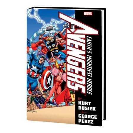 AVENGERS BY BUSIEK & PEREZ OMNIBUS VOL. 1 HC PEREZ FIRST ISSUE COVER [NEW PRINTING]
