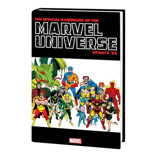 OFFICIAL HANDBOOK OF THE MARVEL UNIVERSE UPDATE ’89 OMNIBUS HC FRENZ IRON MAN COVER [DM ONLY]