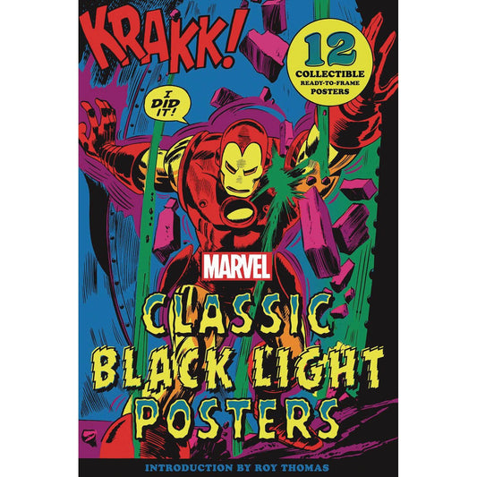 MARVEL CLASSIC BLACK LIGHT COLLECTIBLE POSTER PORTFOLIO
